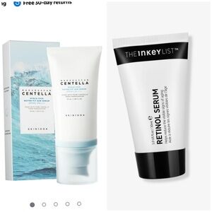 Skincare Bundle! Retinol Serum snd Suncare Skin NEW MSRP $36 Great Add On Item
